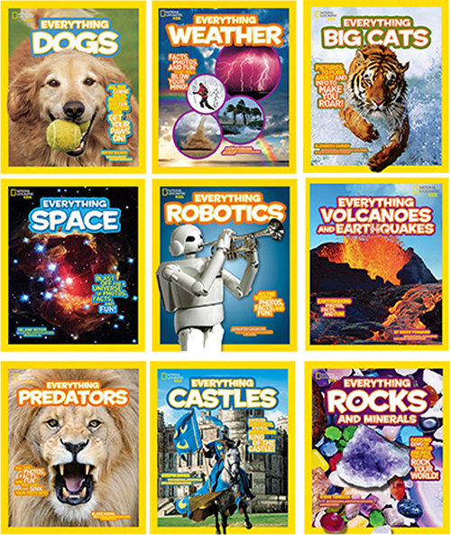 英文原版 National Geographic Kids Everything Robotics/Space/dogs 9册 美国国家地理 人文、历史、神话、动物自然百科科普绘本