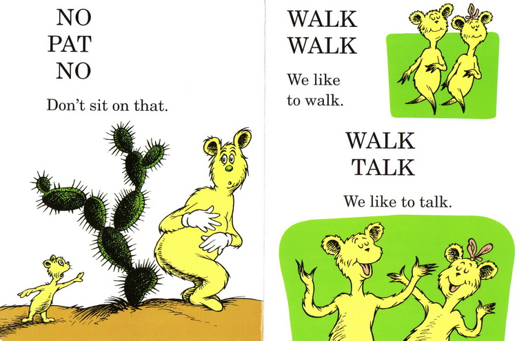英文原版 Hop on Pop 在爸爸身上跳来跳去 Dr. Seuss 纸板书 廖彩杏书单 苏斯博士系列图书 学前启蒙阅读绘本 英语启蒙辅导故事书