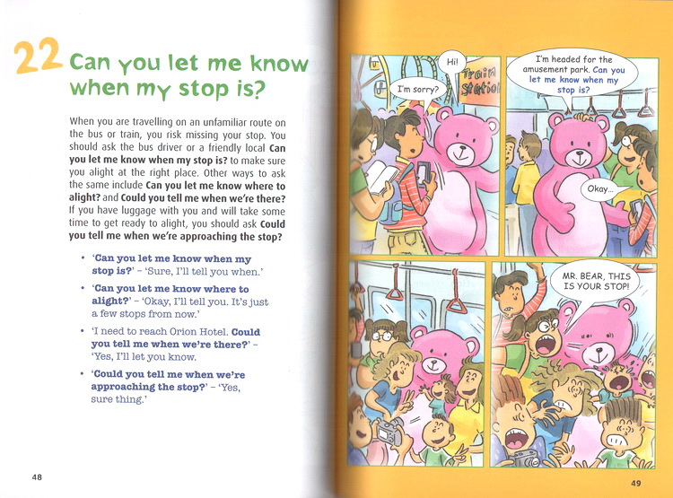 对话练习补充 学乐出品 Scholastic In Action More Conversation 画里画外轻松学英语 3册漫画版图解英语 英文原版