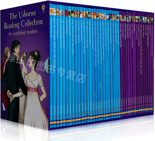 我的第四个图书馆 Reading Collection for Confident Readers 40册套装 The Usborne 尤斯伯恩英文原版绘本儿童分级读物桥梁书