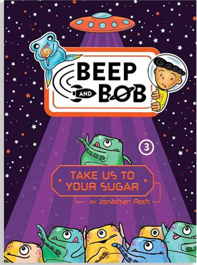 英文原版 Beep and Bob’s Astro Adventures 哔哔和波波的太空冒险 4册盒装 儿童冒险科幻小说 小学生课外读物