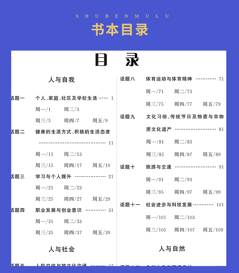 【全国版】2021正版现货 全新金榜苑 创新设计系列丛书 优化重组 英语 话题语篇周周练 3大主题语境13个子话题 黑龙江教育出版社