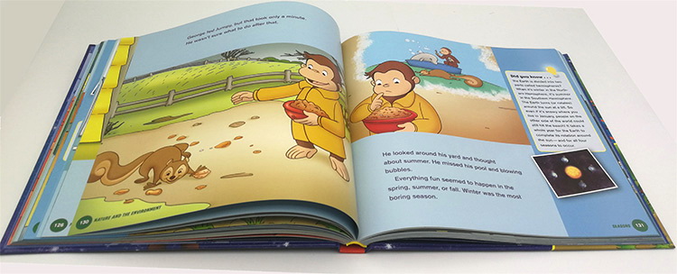 英文原版 Curious George’s Big Book of Discovery 好奇猴乔治 精装绘本 8个故事合辑 百科知识 儿童图画故事书