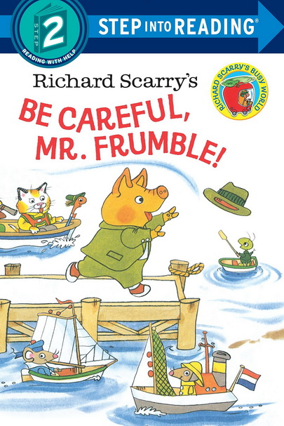 英文原版 Richard Scarry’s 斯凯瑞 5册 step into reading 美国兰登经典分级读物 绘本图画书