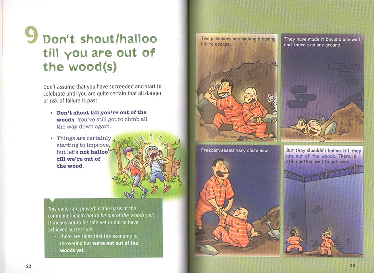 谚语俗语 学乐出品 Scholastic In Action Proverbs 画里画外轻松学英语 3册漫画版图解英语 英文原版