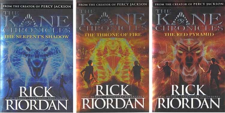 第三季三部曲 Rick Riordan The Kane Chronicles 波西杰克逊埃及守护神系列3册全 The Red Pyramid凯恩与邪神之塔英文原版小说