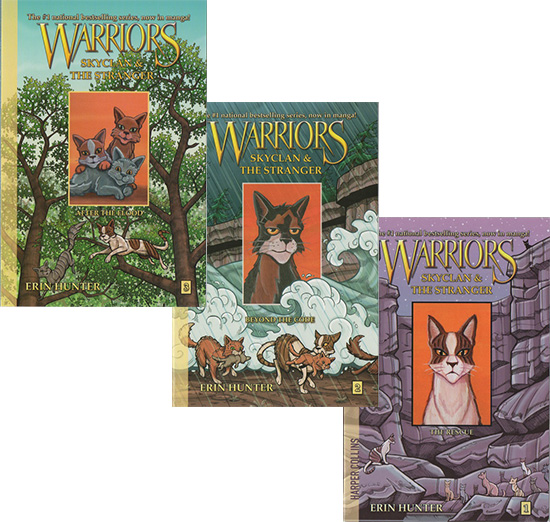 猫武士漫画 Warriors SkyClan and the Stranger 天族和陌生人3册 英文原版儿童冒险文字读物 中学生课外阅读小说 Erin Hunter