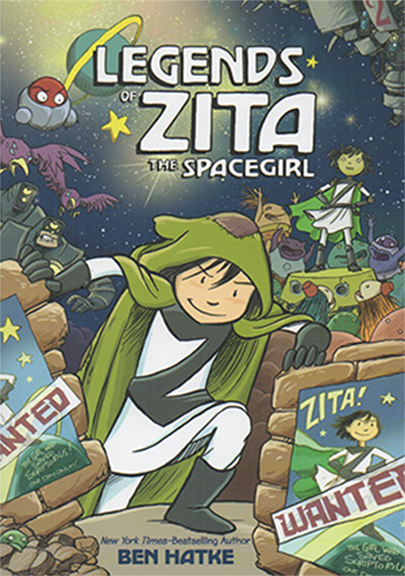 英文原版 The Zita the Spacegirl Trilogy Boxed Set 3册礼盒装 全彩版 附海报 全彩漫画绘本书 中小学英语课外阅读