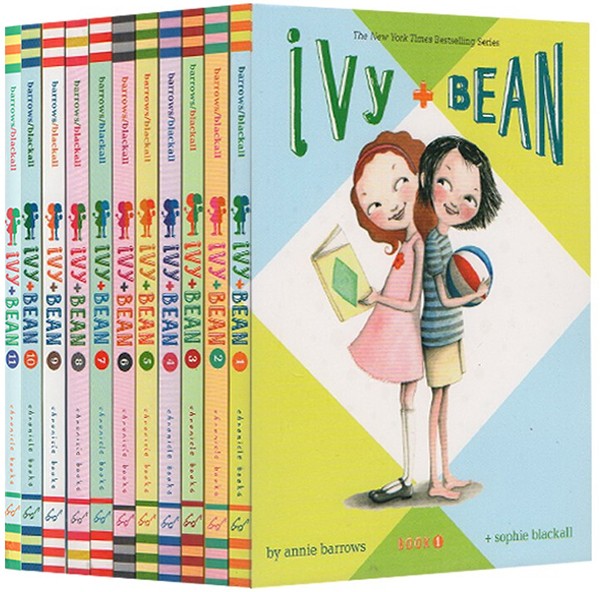 英文原版 Ivy and Bean 艾薇和豆豆系列11册 章节桥梁书 7-14岁女孩中小学课外阅读儿童读物
