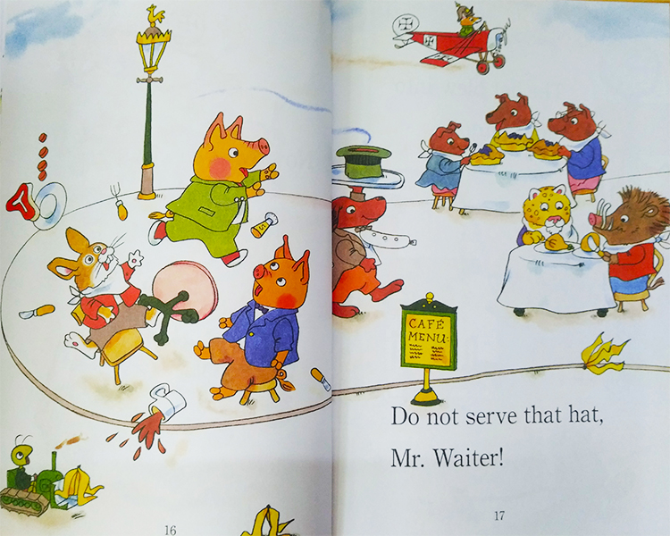 英文原版 Richard Scarry’s 斯凯瑞 5册 step into reading 美国兰登经典分级读物 绘本图画书