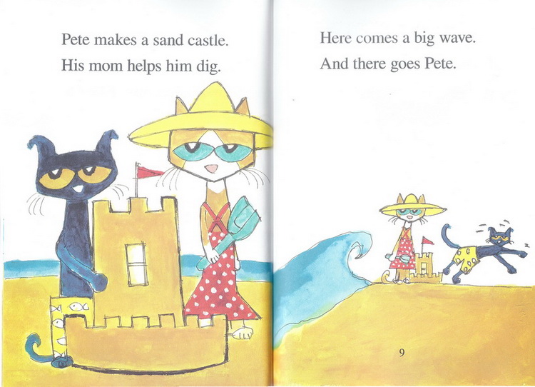 My First I Can Read Pete the Cat 皮特猫英文原版绘本 Super Cool Reading collection 5册盒装绘本 the cool for school等