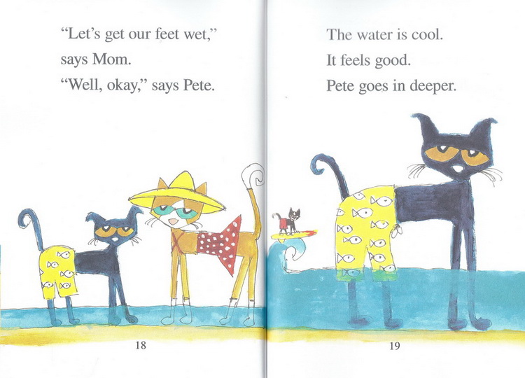 My First I Can Read Pete the Cat 皮特猫英文原版绘本 Super Cool Reading collection 5册盒装绘本 the cool for school等