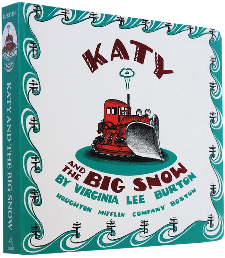 英文原版绘本 Katy and the Big Snow 汪培珽第5阶段 一场很大的雪 儿童启蒙纸板书
