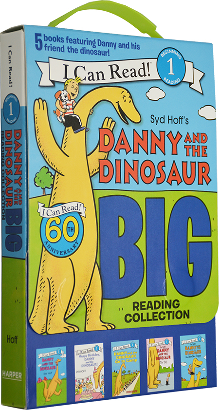 I Can Read 第1阶段5册 Danny and Dinosaur 英文原版绘本分级阅读 丹尼和恐龙 儿童图画故事书