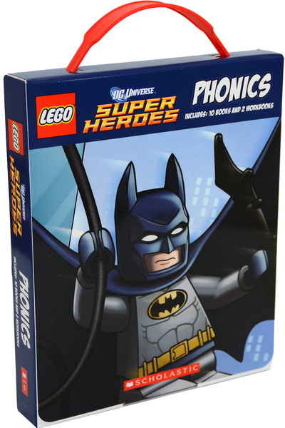 英文原版书  Lego DC Universe Super Heroes Phonics 乐高宇宙超级英雄12册盒装 儿童认知自然拼读绘本