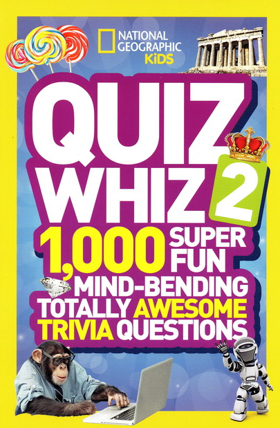 Quiz Whiz系列 国家地理儿童问答小测验 National Geographic Kids 英文原版 5册合售 英语启蒙认知科普知识 古怪趣事1000问