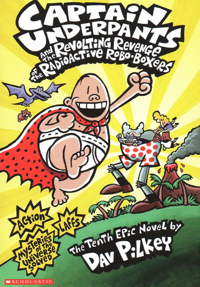 英文原版 内裤超人队长 The Gigantic Collection of Captain Underpants 我的校长是超人12册盒装 课外阅读章节桥梁读物