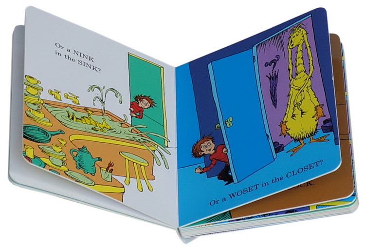 苏斯博士英文原版绘本 Dr.Seuss’s ABC 纸板书10册 幼儿启蒙分级读物 Step 廖彩杏推荐 儿童英文学习 Fox In Socks/Foot Book