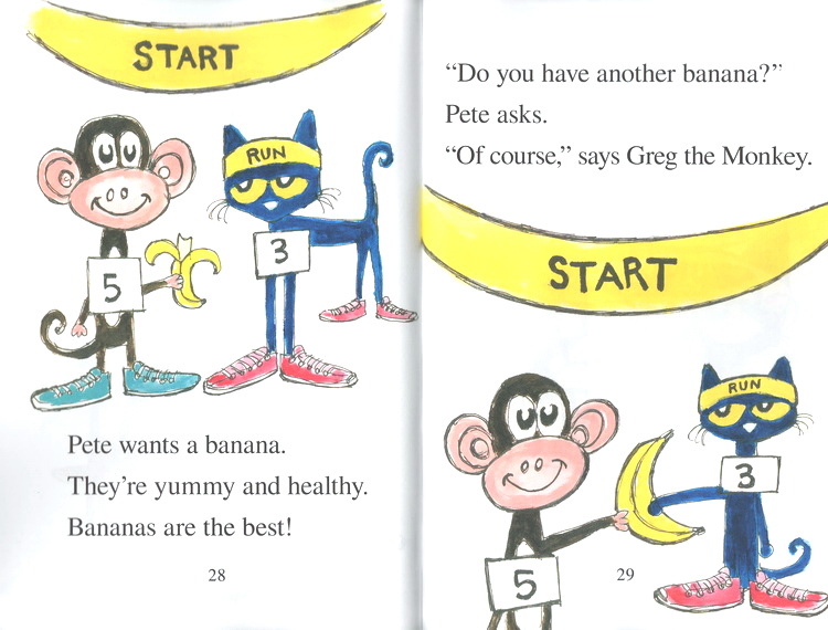 共16册 入门级14册+赠一阶段2册 皮特猫英文原版绘本 I Can Read Pete the Cat 儿童分级读物启蒙学习英文版 Pete at the Beach