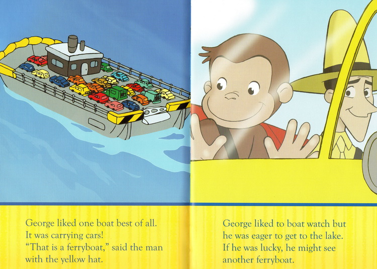 英文原版 Reading Fun with Curious George 6册礼盒装好奇猴乔治分级读物 附海报贴纸  英文启蒙绘本