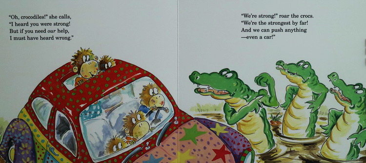 英文原版 Five Little Monkeys Wash the Car 纸板书 五只小猴子洗汽车 儿童启蒙绘本 Eileen Christelow