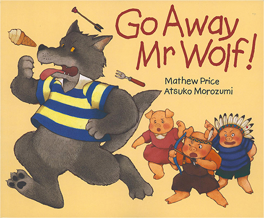 英文原版goawaymrwolf走开大灰狼儿童启蒙翻翻书绘本廖彩杏有声书单重