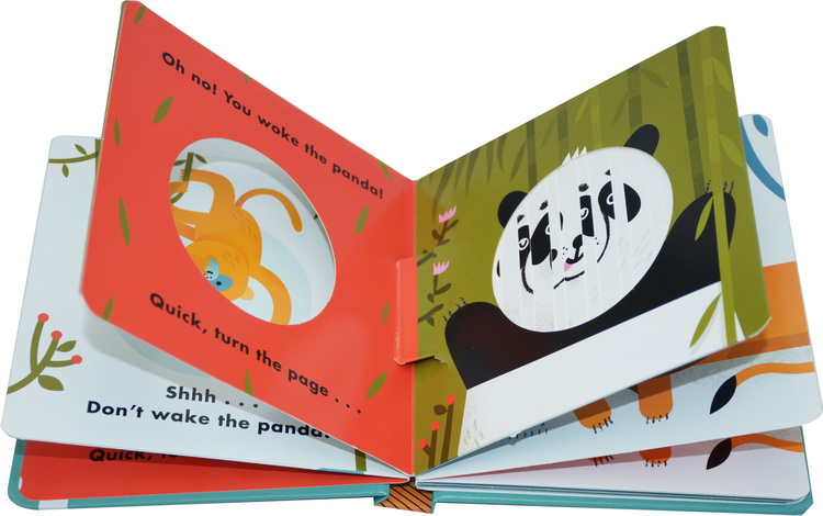 动物系列 Little faces 百变脸谱 精装立体变景书 英文原版绘本5册 幼儿情绪绘本 亲子互动启蒙游戏操作书 Meet Happy Bear