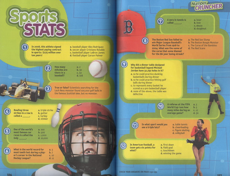 Quiz Whiz系列 国家地理儿童问答小测验 National Geographic Kids 英文原版 5册合售 英语启蒙认知科普知识 古怪趣事1000问
