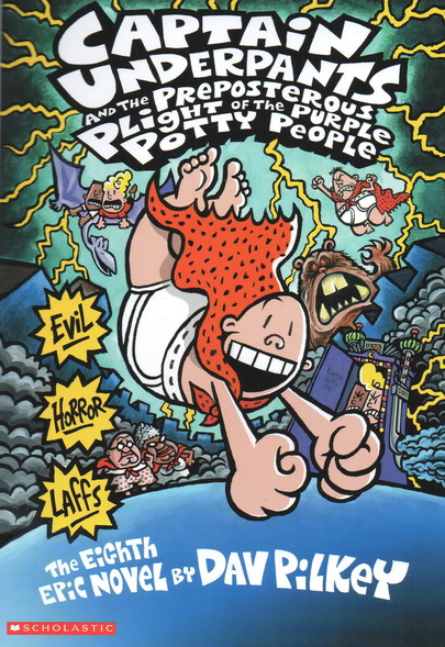 英文原版 内裤超人队长 The Gigantic Collection of Captain Underpants 我的校长是超人12册盒装 课外阅读章节桥梁读物