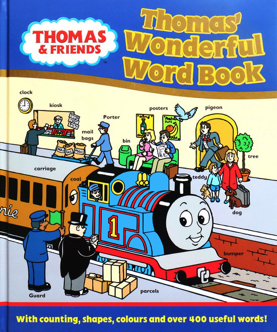 400词儿童图解词典thomaswonderfulwordbook小火车托马斯