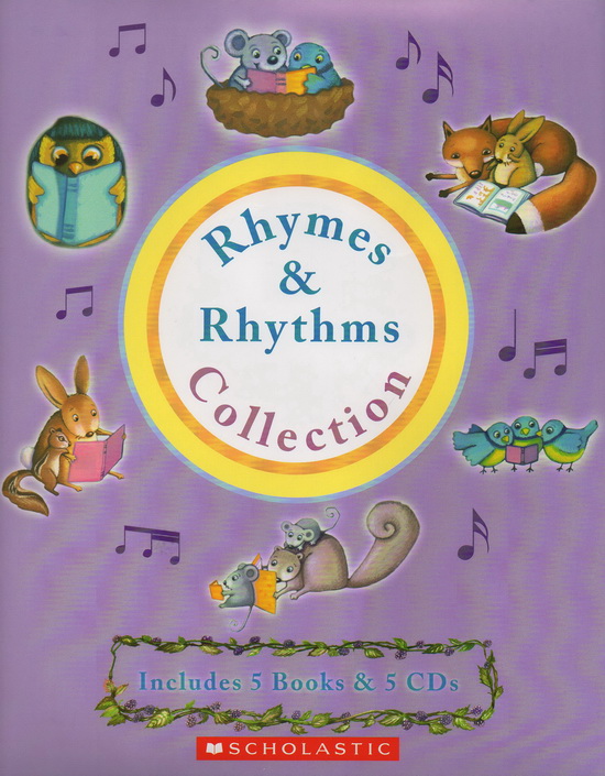 英文原版儿童歌谣绘本 Book of Rhymes and Rhythms Complete 5册附CD 吴敏兰书单推荐