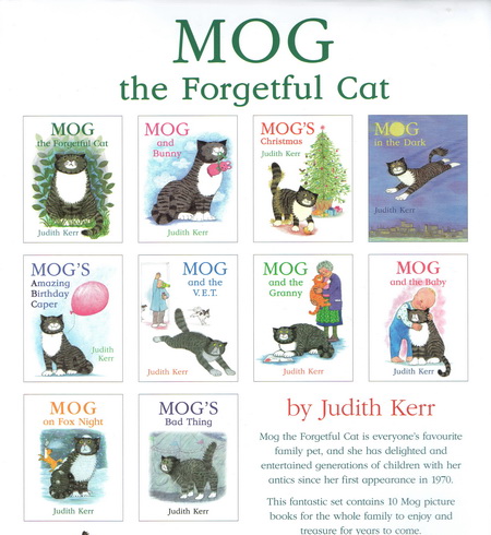 英文原版绘本 Mog the Forgetful Cat 小猫莫格故事宝宝10册 老虎来喝下午茶同作者Judith Kerr 启蒙认知 亲子阅读