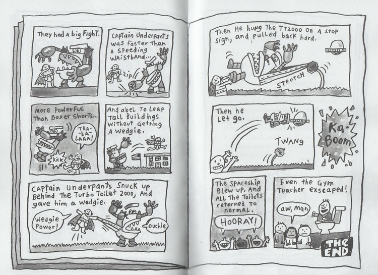 英文原版 内裤超人队长 The Gigantic Collection of Captain Underpants 我的校长是超人12册盒装 课外阅读章节桥梁读物