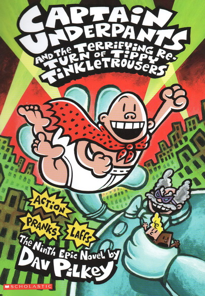 英文原版 内裤超人队长 The Gigantic Collection of Captain Underpants 我的校长是超人12册盒装 课外阅读章节桥梁读物