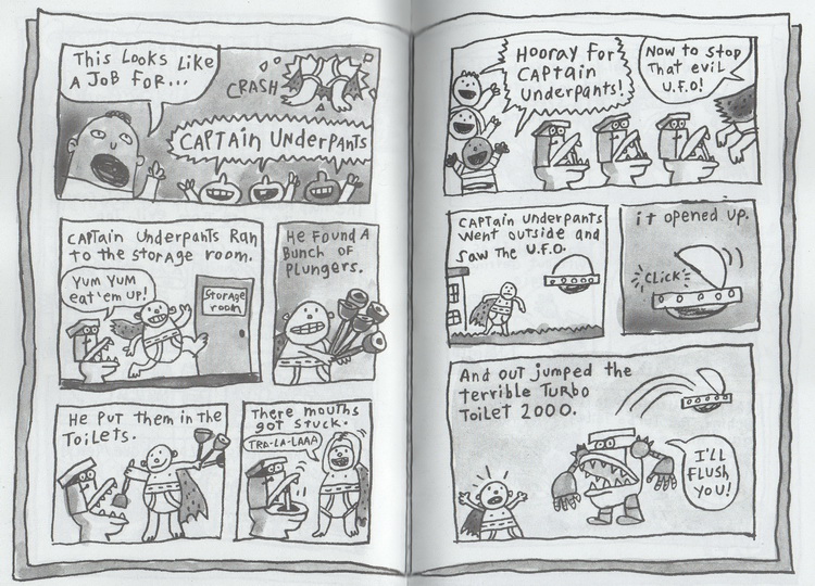 英文原版 内裤超人队长 The Gigantic Collection of Captain Underpants 我的校长是超人12册盒装 课外阅读章节桥梁读物