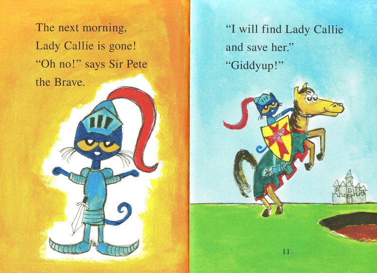 共16册 入门级14册+赠一阶段2册 皮特猫英文原版绘本 I Can Read Pete the Cat 儿童分级读物启蒙学习英文版 Pete at the Beach
