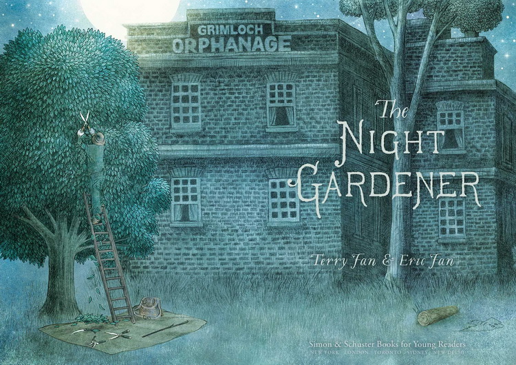 午夜园丁 英文原版 The Night Gardener 暗夜园丁 儿童幻想故事绘本 温馨大爱 画风细腻