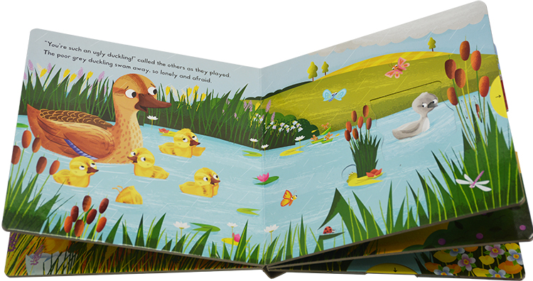 The Ugly Duckling 丑小鸭 First Stories 童话篇操作机关书 英文原版绘本 亲子互动故事 BUSY系列纸板 英语启蒙认知