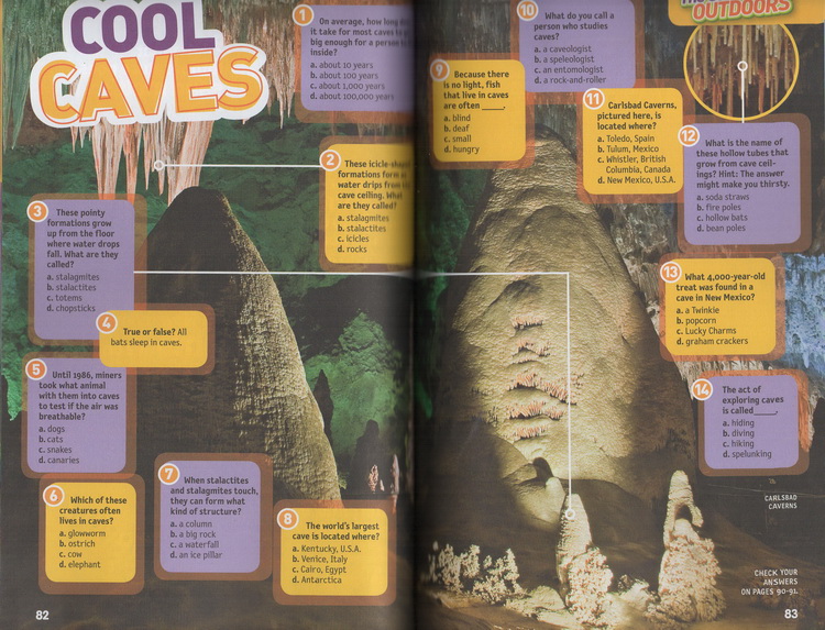 Quiz Whiz系列 国家地理儿童问答小测验 National Geographic Kids 英文原版 5册合售 英语启蒙认知科普知识 古怪趣事1000问
