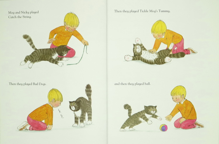 英文原版绘本 Mog the Forgetful Cat 小猫莫格故事宝宝10册 老虎来喝下午茶同作者Judith Kerr 启蒙认知 亲子阅读