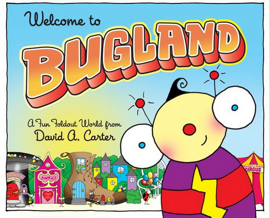 英文原版 Welcome to Bugland！书里藏着好多虫 儿童趣味认知 拉拉页翻翻书 David A. Carter 精装立体书