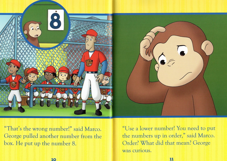 英文原版 Reading Fun with Curious George 6册礼盒装好奇猴乔治分级读物 附海报贴纸  英文启蒙绘本