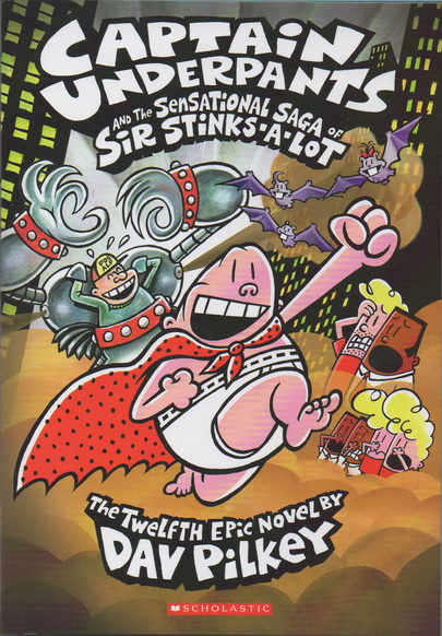 英文原版 内裤超人队长 The Gigantic Collection of Captain Underpants 我的校长是超人12册盒装 课外阅读章节桥梁读物