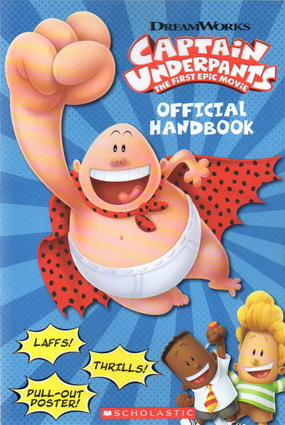 英文原版 Official Handbook Captain Underpants Movie 内裤超人队长 内裤超人历险记 电影手册电影官方指南