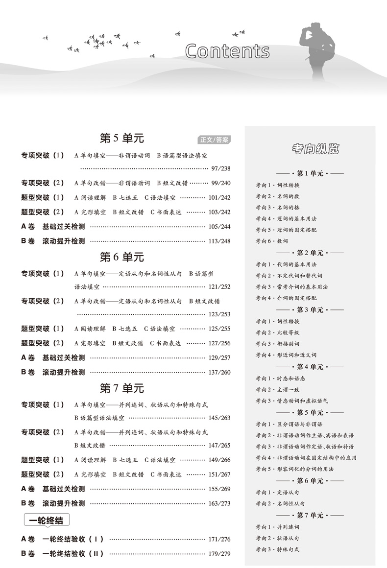 2021新版金考卷一轮复习单元滚动双测卷英语 全国卷 天星教育高考模拟试卷汇编一二三卷 高中高三语法填空阅读理解专项复习资料