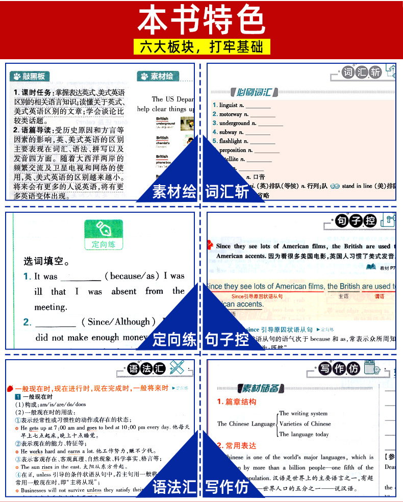 2021新版教材划重点高中英语必修5 外研版 高中同步讲解辅导资料书必修5 高二教材全解划重难点必刷题 英语必修5外研版