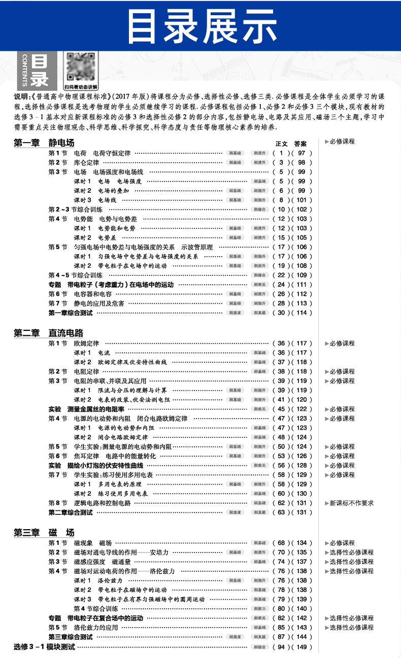 2021新版高中必刷题物理高二选修3-1 教科版JK高2配阅全彩版狂K重点知识讲解 理想树67高考系列高中同步学习资料2020 电荷守恒定律