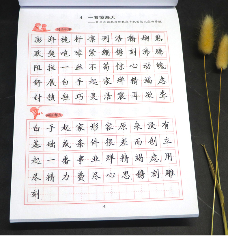 初中生练字帖8八年级上册 人教版RJ 李放鸣 语文教材同步练习册 写字课课练 钢笔楷书正楷成人临摹练字字帖 中学生硬笔书法练习