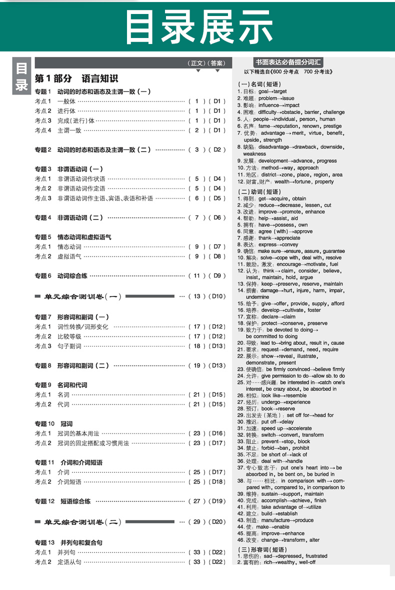 2021高考一轮复习资料单元提升卷文科理科英语新版高考必刷卷 高中高二期末高三阶段测试卷子 高考必刷题试卷2020下学期