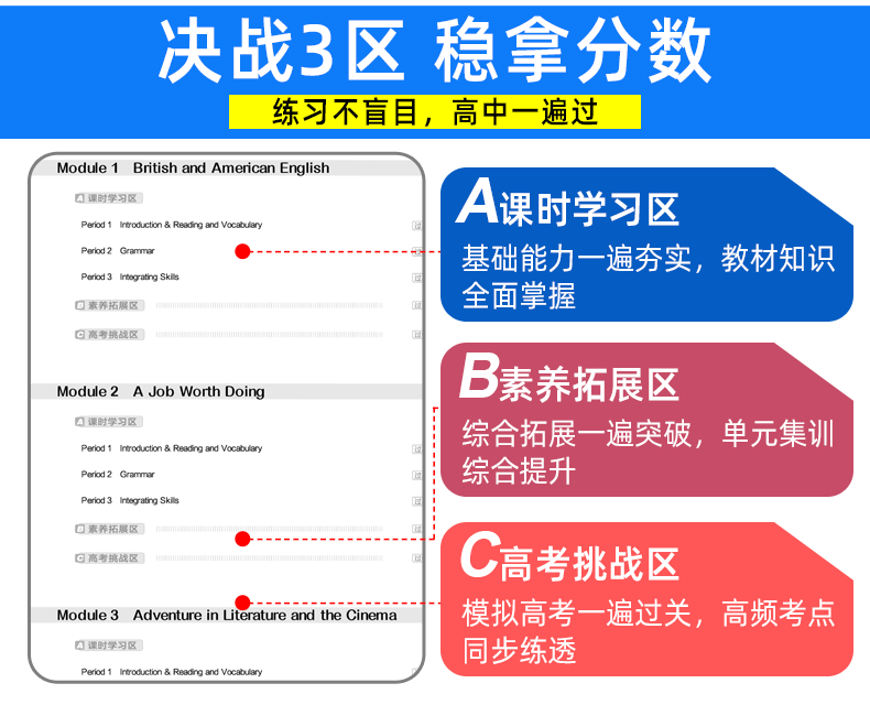 2021新版天星教育一遍过英语必修五 外研版WY  高中高二英语必修5同步练习册 天星教育高中辅导资料书